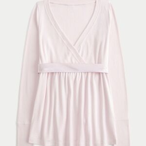 Light Pink Long Sleeve Top